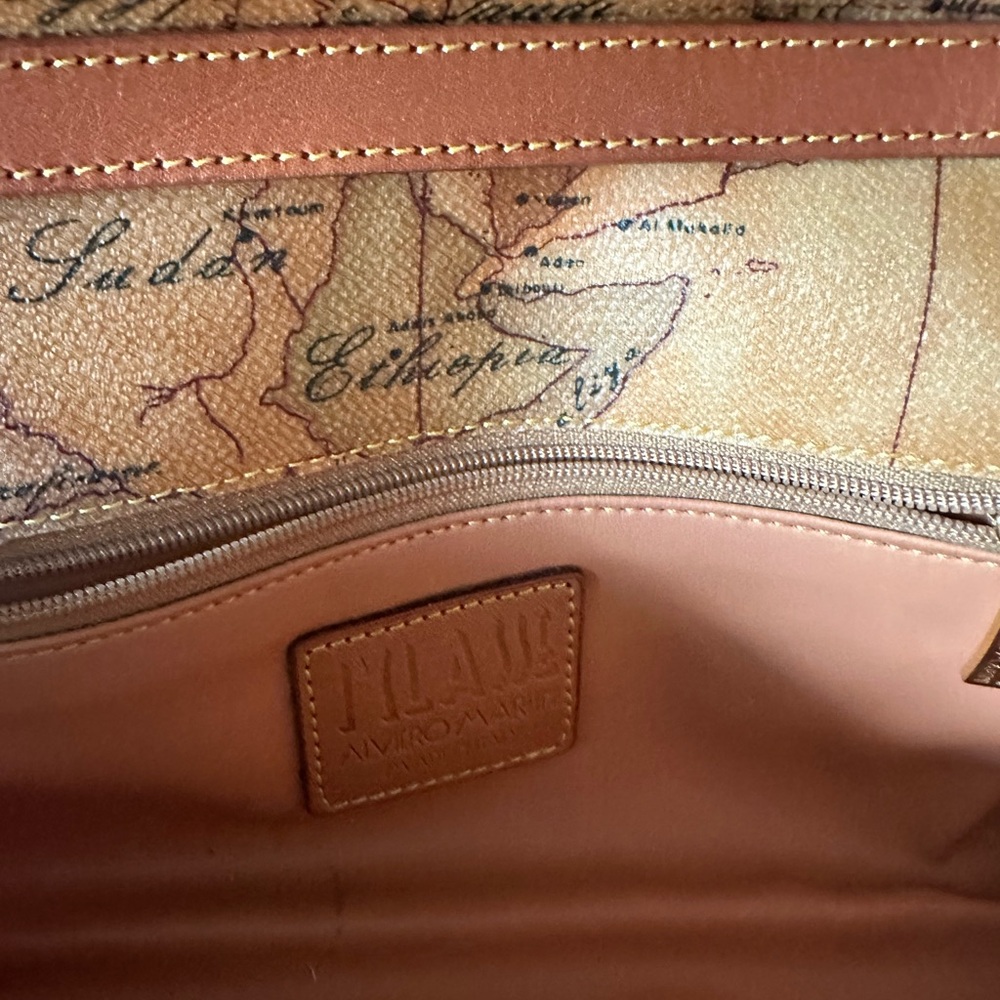 Alviero Martini Tan Leather Men's Bag
